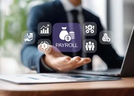 Digital payroll interface representing Odoo implementation services and Odoo ERP implementation for HR and payroll management.
