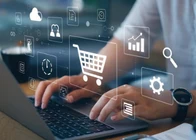 Digital online shopping interface representing Odoo implementation services and Odoo ERP implementation for eCommerce management.